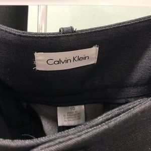 Calvin Klein Beautiful dark grey pants size 10